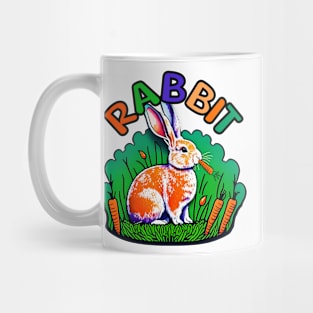 Animal Alphabet - R for Rabbit Mug